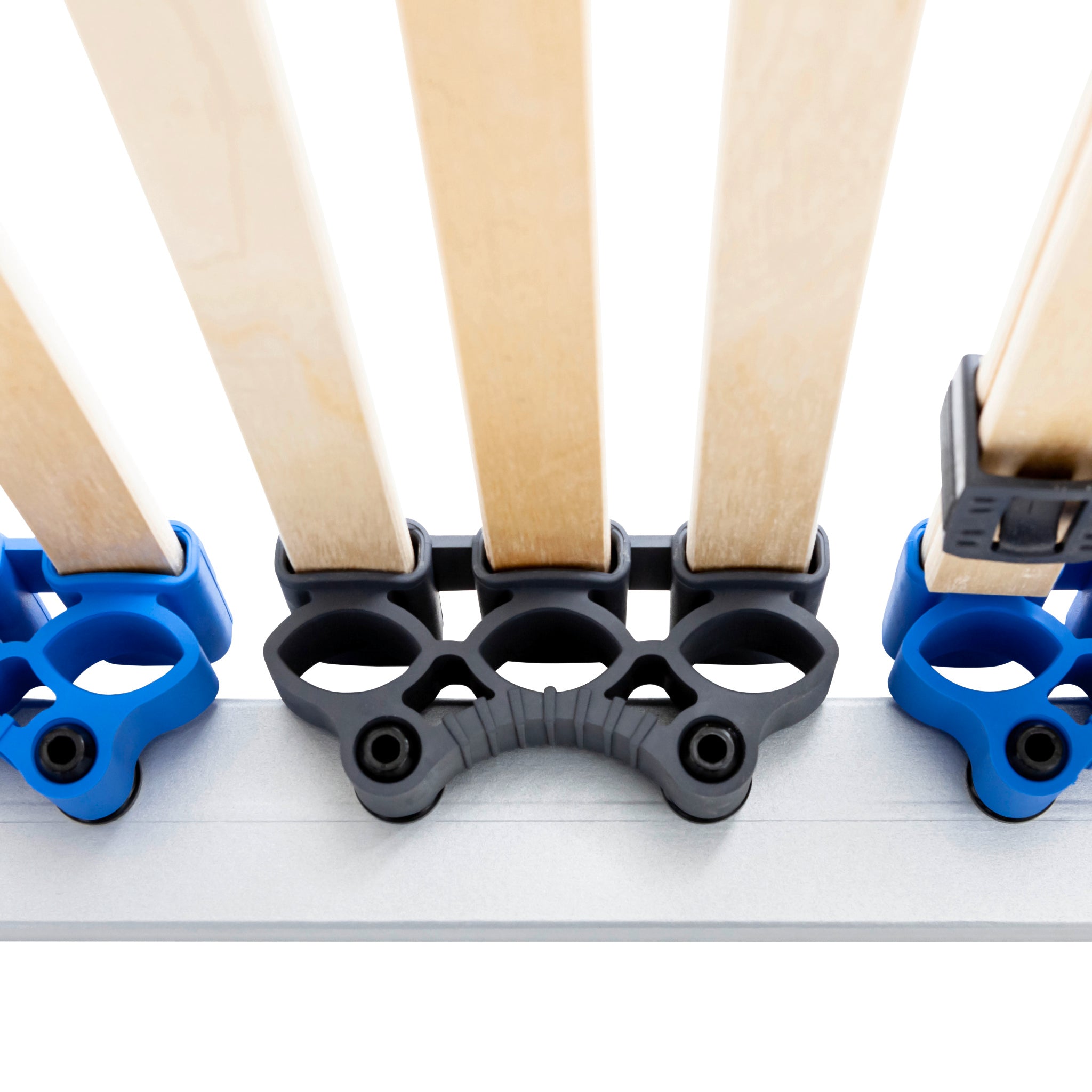 Kautschukkappen und Federleisten des PURE Anti Reflux Lattenrost