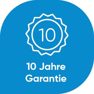 Icon für 10 Jahre Garantie